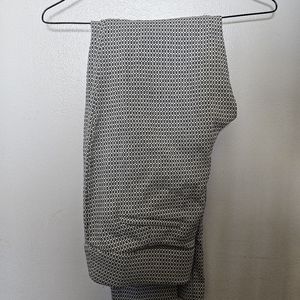 Size 12 Apt. 9 Black and White Stretchy Work Pants